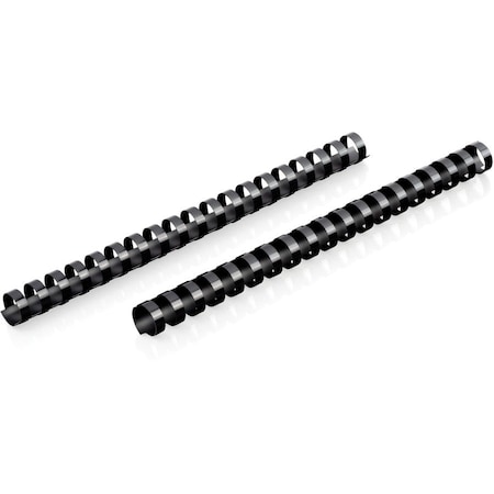 Mead Binding Spines, 19-Hole, 125-Sheet Capacity, 5/8", 125/BX, BK PK MEA4000135